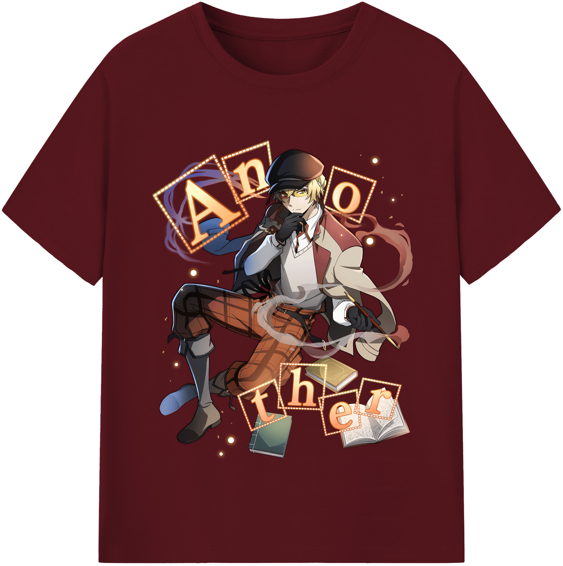 （画像用） 文豪ストレイドッグス Bungo Stray Dogs 綿100％半袖Tシャツ（フロントプリント）
